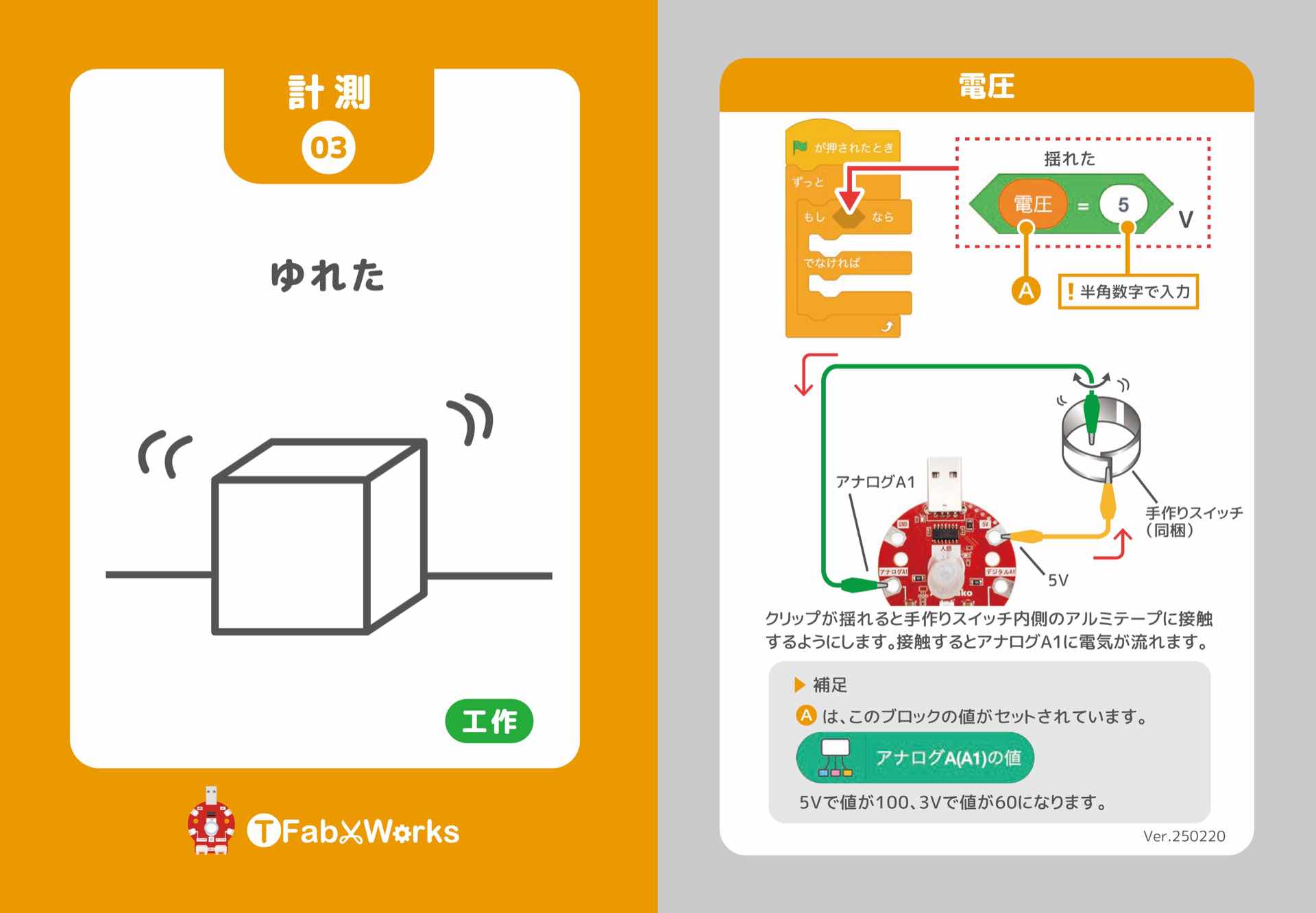 課題解決プログラミングカード（タコラッチ・ミニ TFW-TM1）